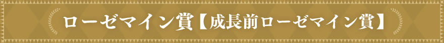 ローゼマイン賞 【成長前ローゼマイン賞】