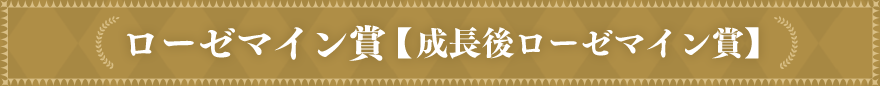 ローゼマイン賞 【成長後ローゼマイン賞】