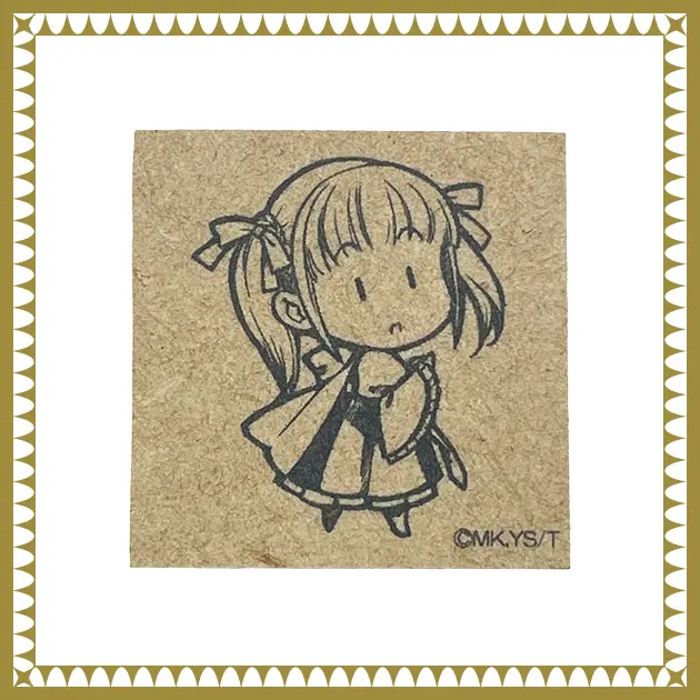 木製ちびキャラスタンプ（ハンネローレ）