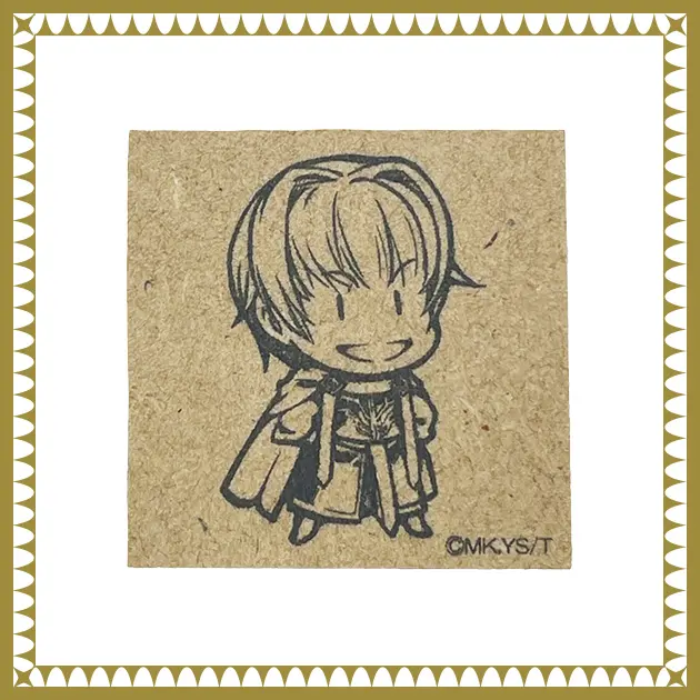 木製ちびキャラスタンプ（ヴィルフリート）