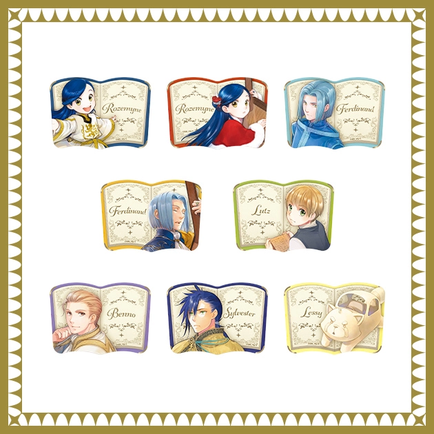 ブック型缶バッジ（全8種）