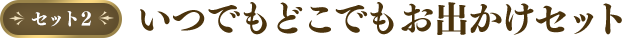 セット2 いつでもどこでもお出かけセット